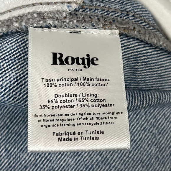 Rouje Gambetta Jeans High Rise Button Fly size 34/2 - Picture 13 of 15